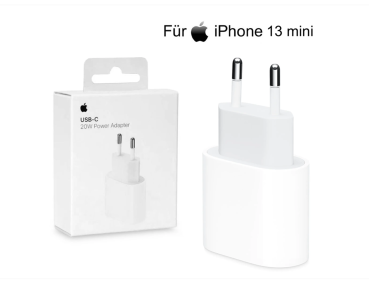 Apple iPhone 13 Mini MHJE3ZM/A Ladegerät 20W USB‑C Power Adapter